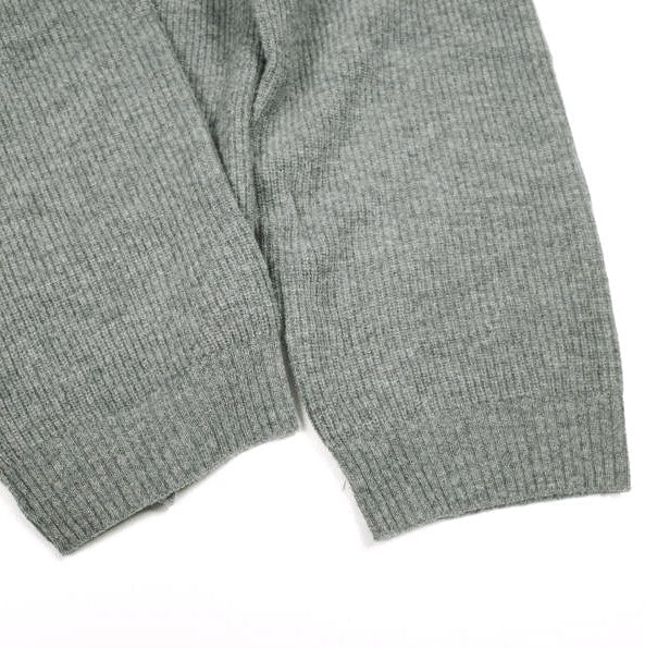 ヨウジヤマモト BLOCKING KNIT WITH ROUND NECK ウールセーター