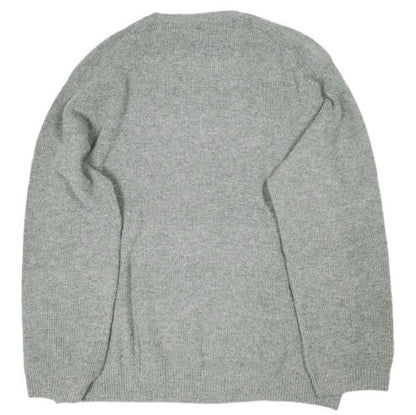 ヨウジヤマモト BLOCKING KNIT WITH ROUND NECK ウールセーター
