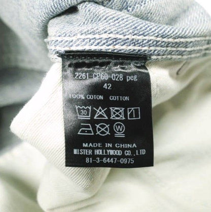 エヌハリウッドコンパイルライン×ビッグマック 12.6ozデニムパンツ
