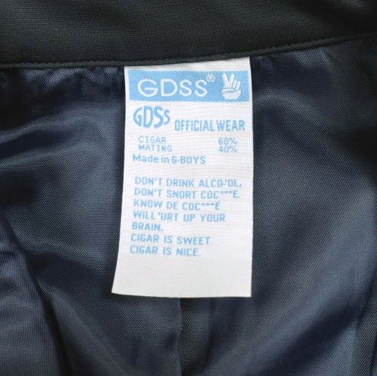 GDSS SMOKING JACKET ポリエステルジャケット