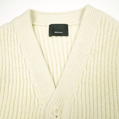 ゼロエイトサーカス WOOL BROKEN KNIT CARDIGAN VEST ウールベスト