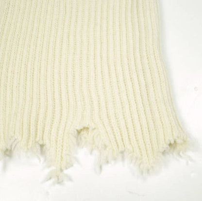 ゼロエイトサーカス WOOL BROKEN KNIT CARDIGAN VEST ウールベスト