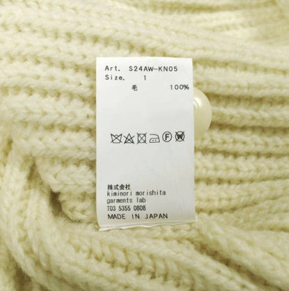 ゼロエイトサーカス WOOL BROKEN KNIT CARDIGAN VEST ウールベスト