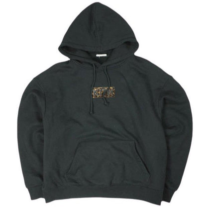 キスニューヨークシティ Classic Logo Leopard Applique コットンパーカー