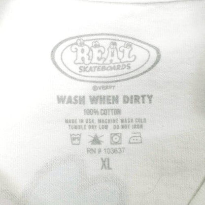 リアルスケートボード VISTY TEE コットンTシャツ