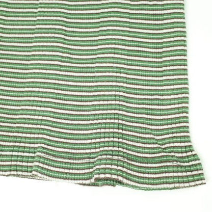 エイチビューティーアンドユース COTTON MULTI BORDER SHORT SLEEVE TOP コットントップス