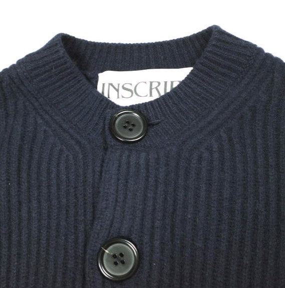 アンスクリア Cropped cardigan ウールカーディガン