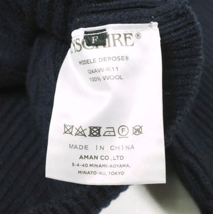 アンスクリア Cropped cardigan ウールカーディガン