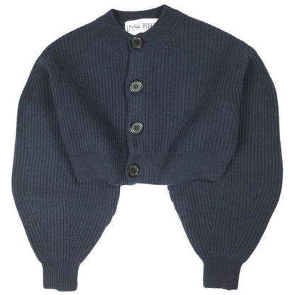 アンスクリア Cropped cardigan ウールカーディガン