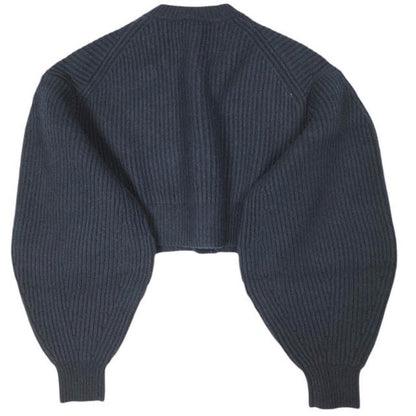 アンスクリア Cropped cardigan ウールカーディガン