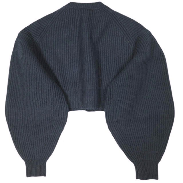 アンスクリア Cropped cardigan ウールカーディガン