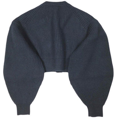 アンスクリア Cropped cardigan ウールカーディガン