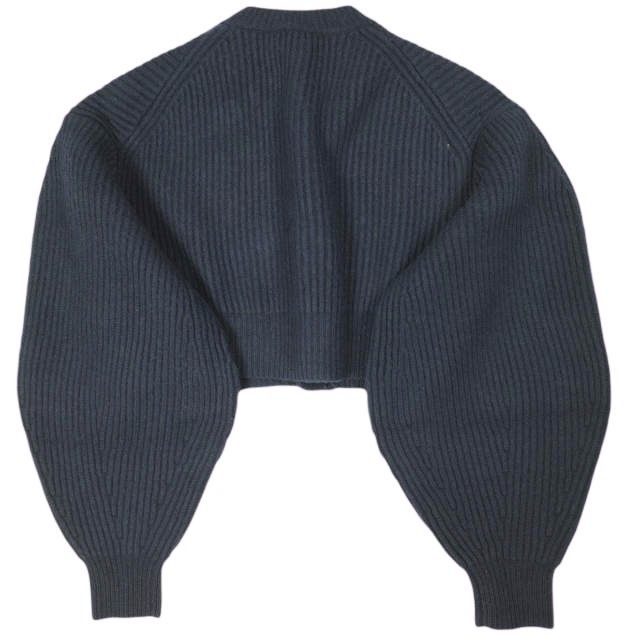 アンスクリア Cropped cardigan ウールカーディガン