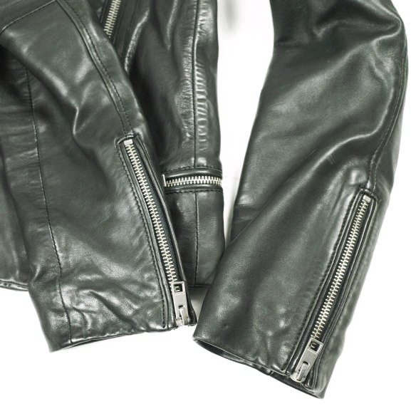 オールセインツ BALES BIKER ラムレザージャケット