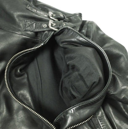 オールセインツ BALES BIKER ラムレザージャケット