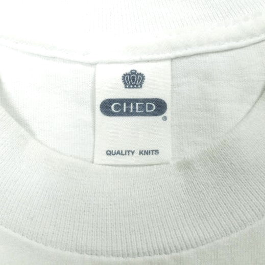 CHEDコットンノースリーブTシャツ