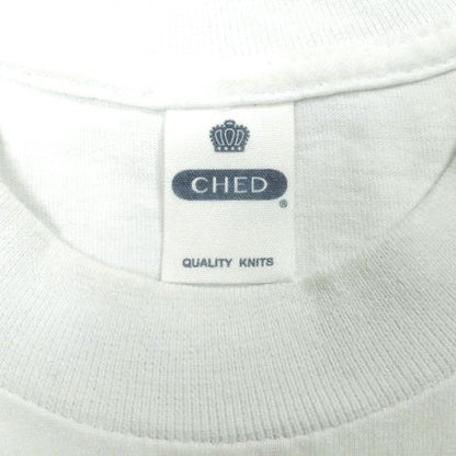 CHEDコットンノースリーブTシャツ