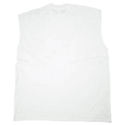 CHEDコットンノースリーブTシャツ