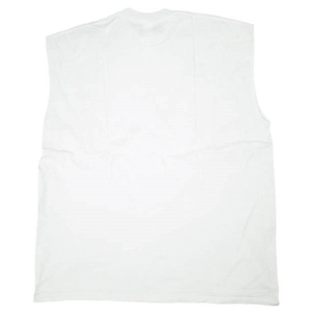 CHEDコットンノースリーブTシャツ