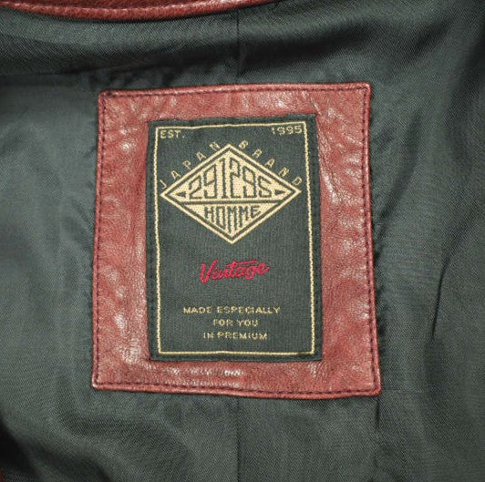 291295＝HOMME ラムレザー ジャケット
