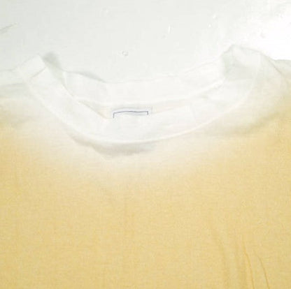 ジージージーグッドピープルグッドステッチンググッドプロダクト フェードプリント コットン 半袖Tシャツ