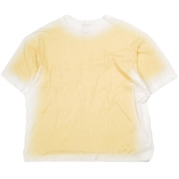 ジージージーグッドピープルグッドステッチンググッドプロダクト フェードプリント コットン 半袖Tシャツ
