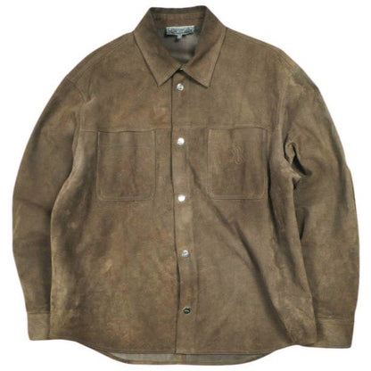 キスニューヨークシティ Suede Apollo Shirt ラムスエードシャツジャケット