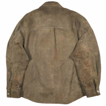 キスニューヨークシティ Suede Apollo Shirt ラムスエードシャツジャケット