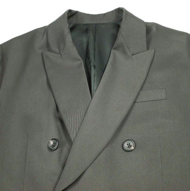 キスニューヨークシティ シュタイン 101 Oversized Double Breasted Blazer ウール ジャケット 限定