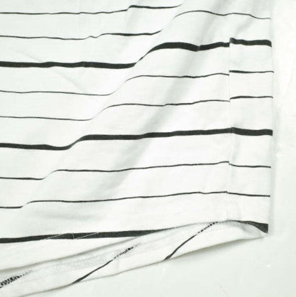 ストライプフォークリエイティブ SUPER BIG MIX SIDE STRIPES LS TEE コットン長袖トップス