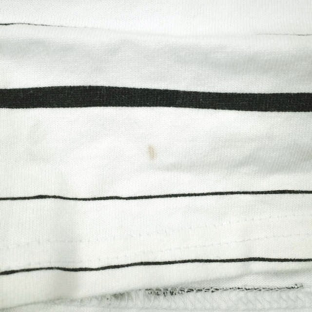 ストライプフォークリエイティブ SUPER BIG MIX SIDE STRIPES LS TEE コットン長袖トップス