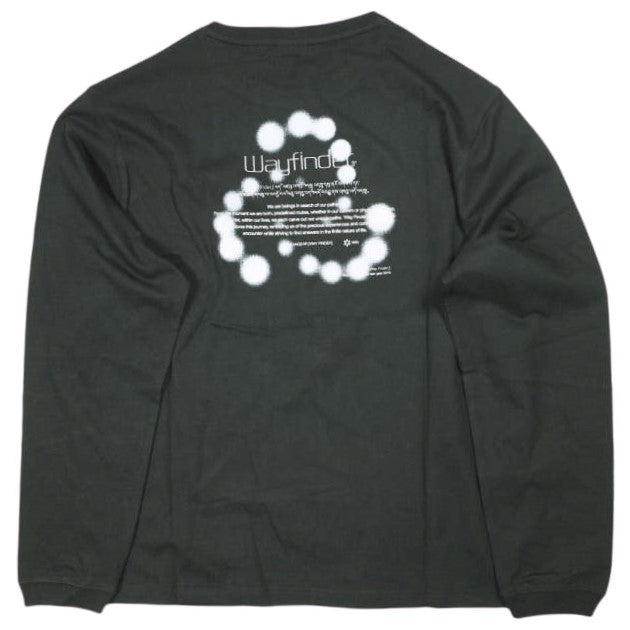サンサンギア LOGO LONG SLEEVES コットン長袖Tシャツ