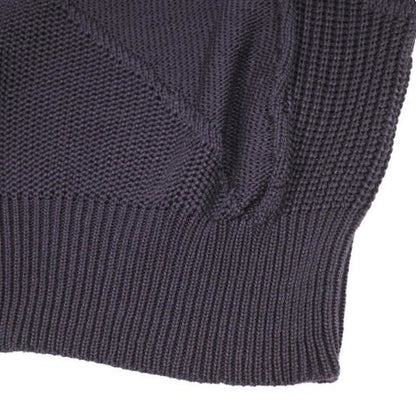 オマールアフリディ PANELLED VEST コットンニットベスト