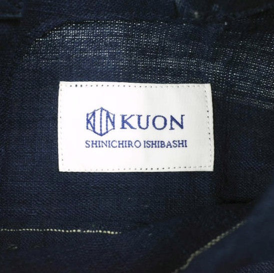KUON 襤褸コットンプルオーバーシャツ