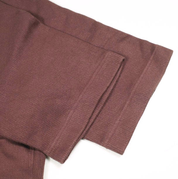 スロープスロウ Tuck Jersey Overdyed コットントップス