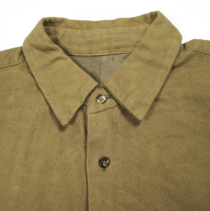 アンアンビエント BRITISH MOLESKIN REGULAR COLLAR SHIRTS コットンシャツ
