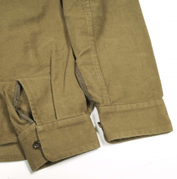 アンアンビエント BRITISH MOLESKIN REGULAR COLLAR SHIRTS コットンシャツ