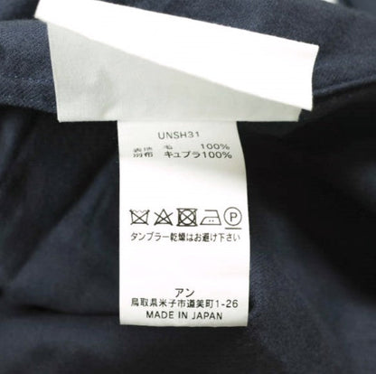 un／unbient REGULAR COLLAR SHIRTS ウールフランネルシャツ