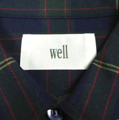 well HEMMING SHIRT ウールシャツ
