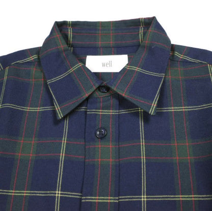 well HEMMING SHIRT ウールシャツ