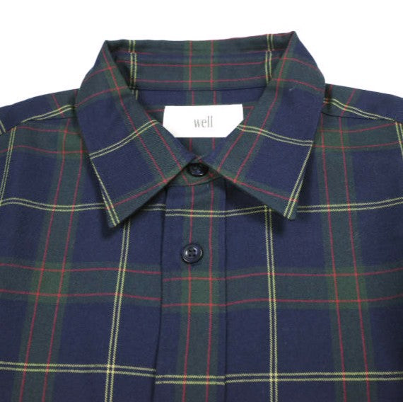 well HEMMING SHIRT ウールシャツ