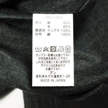 アン2TUCK TROUSERS コットンウールパンツ
