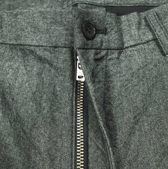 アン2TUCK TROUSERS コットンウールパンツ