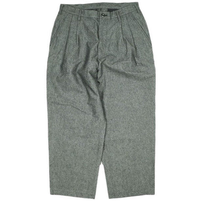 アン2TUCK TROUSERS コットンウールパンツ
