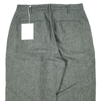アン2TUCK TROUSERS コットンウールパンツ