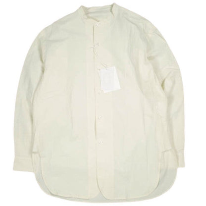 アン STAND-COLLAR SHIRT コットンシャツ
