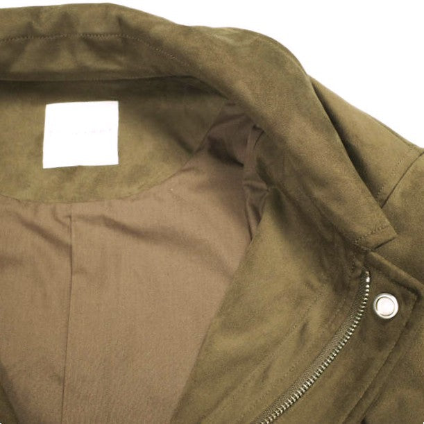 シティショップ FAUX SUEDE VOLUME BLOUSON フェイクスエードジャケット
