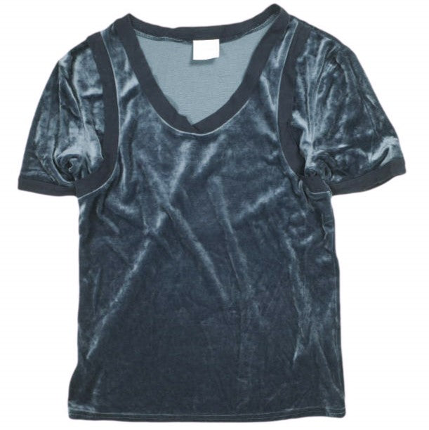 CITYSHOP BICOLOR VELVET T SHIRT Tシャツ