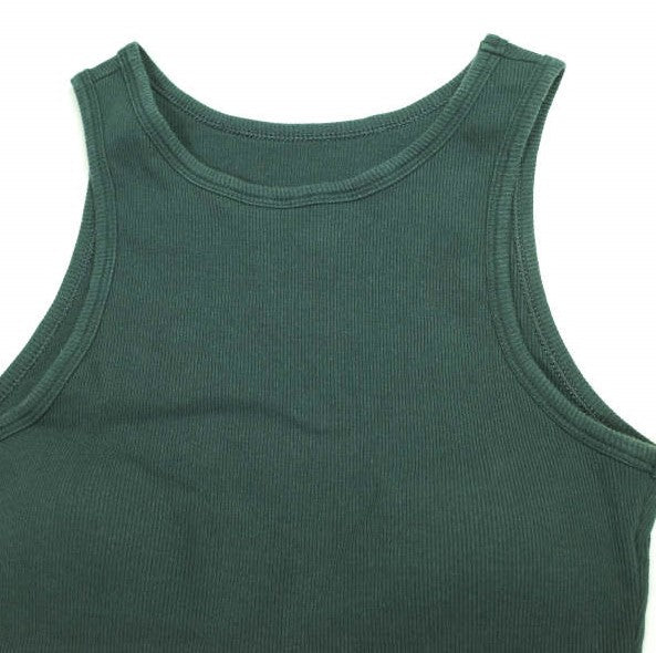 エイチビューティーアンドユース コットンリブタンクトップ
