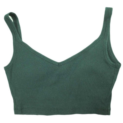 エイチビューティーアンドユース COTTON RIB BRA TOP コットンブラトップ